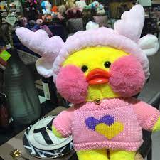 Cute Lalafanfan Cafe Duck Plush Toy Stuffed Soft Kawaii Duck Doll In 2021 Animal Plush Toys Plush Toys Plush Toy