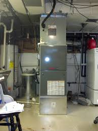 Their furnaces have a cabinet like design that can make. Front View Trane Xc95m Modulating Furnace With A Custom Return Drop And Box We Also Used A Aprilair Air Conditioner Installation Forced Air Furnace Furnace