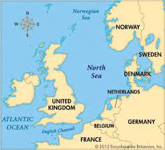 North Sea North Sea Norway Map
