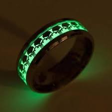 Lumineux Let There Be Light Biker Skull Ring Biker Rings Skull Skull Ring Mens Stainless Steel Rings