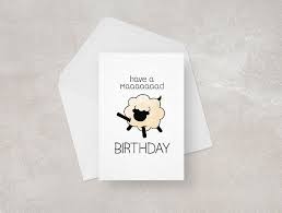 A little play on giftcards/message cards that accompany gifts and kim kardashian. Funny Sheep Birthday Card Mad Birthday Crazy Lamb Farmer Happy Birthday Pun Card Personalised Birthday Puns Funny Birthday Cards Pun Card