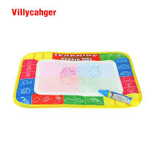 Aliexpress Com Buy 1 Pcs 29x19cm 4 Color Mini Water Drawing Rug 1 Magic Pen For Kids 1366 1 From Reliable Ma Water Drawing Drawing Toys Christmas Gifts Toys