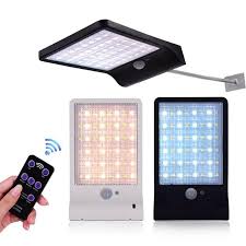 2020 Edison2011 48 Leds Solar Powered Remote Control Outdoor Lighting With Pir Motion Sensor Ip65 Waterproof Garden Street Solar Lamp From Edison2011 19 05 Dhgate Com