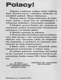 Natomiast, jak co roku, o godz. File Odezwa Wladz Powstanczych 1 Sierpnia 1944 Jpg Wikimedia Commons