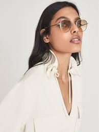 REISS Lia Twin Pocket Dress in Cream