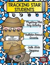 Tracking Down Star Students Mystery Clue Bag Activities And Decor Accents Star Students Student Of The Week Inferencing Activities