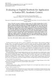 These books are for ethiopian student & teachers download. Pdf Scopus Journal Evaluating An English Textbook For Application In Efl Academic Context Ali Asghar Yousefi Azarfam Academia Edu