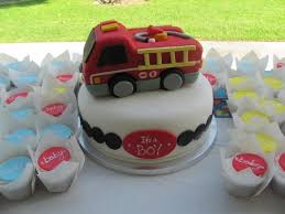 Pin By Natalie Godinez On Party Ideas Fire Cake Fireman Baby Showers Baby Shower Cakes