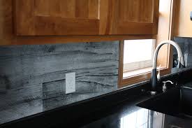 Wood planked kitchen backsplash | mountainmodernlife.com. Rustic Kitchen Backsplash For The Win Enkor Interior Accents