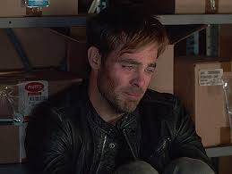 Look how blue his eyes get when he's crying.