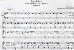 50 Shades Of Grey Trailer Song Crazy In Love Sofia Karlberg Crazy In Love Piano Sheets Free Piano Sheets Razvlecheniya Noty