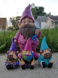 You simply need to spray this on the painted statue as you would spray the paint or primer. Custom Painted Garden Gnomes By Taylornicolearnett On Deviantart