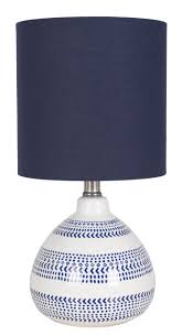 Mainstays Blue And White Ceramic 16 Grab N Go Table Lamp Walmart Com In 2020 White Ceramics Lamp Ceramic Table Lamps