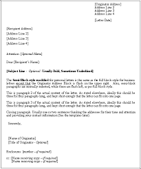Personal Letter Writing Format Used For Personal And Or Private Business