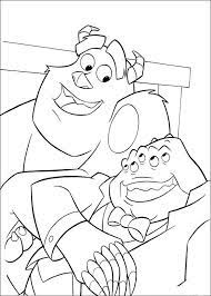 Pin On Disney Monsters Inc And Monsters University Coloring Pages Disney