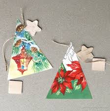 Create unique cards with crello — an easy diy online make your own card online. How To Make Vintage Christmas Card Ornaments For The Tree
