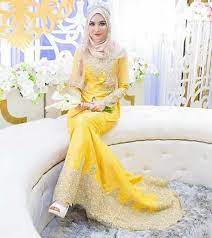Hello Yellow Model Pakaian Pakaian Fashion Pengantin Berhijab
