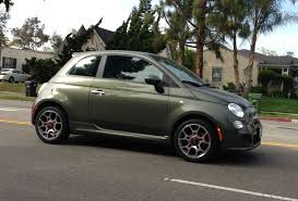 Olive Green Metallic Fiat 500 Fiat 500 Green Fiat 500 Colours Fiat 500