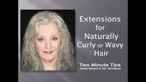 Everything from hair dying, styling/placement, and trimming of kurly klips is explained in this condensed video. Extensions For Natural Curly Or Wavy Gray Hair D Youtube