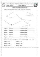 Ks3 Maths Measure And Draw Angles Worksheet Teaching Resources 1275 x 1650 png 256 кб. ks3 maths measure and draw angles