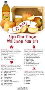 25 Ways Apple Cider Vinegar Will Change Your Life Apple Health Benefits Apple Cider Benefits Apple Cider Vinegar Remedies