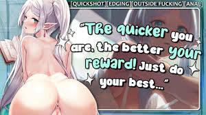 HENTAI JOI - Frieren challenges you to cum fast, she happens to be a  beginner 🤍