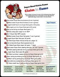 Super Bowl Trivia Multiple Choice Printable Game Updated Jan 2020 Super Bowl Trivia Superbowl Party Games Superbowl Party