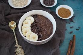 10 Minuten Fruhstuck Schoko Bananen Porridge Bowl Wiewowasistgut Com Rezept Rezepte Porridge Fruhstuck