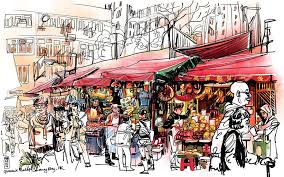 Sketching Hong Kong On An Ipad The Work Of Rob Sketcherman Wanderarti Also marketplace drawing village market available at png transparent variant. sketching hong kong on an ipad the