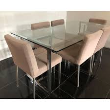 Get dining room decorating ideas with inspirational photos from crate and barrel. Crate And Barrel Dining Table Furniture Home Living Furniture Tables Sets On Carousell