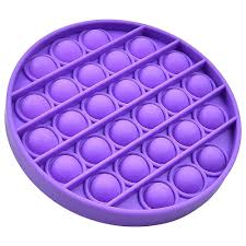 Now, most people call these fidgets toys, but they aren't really toys. Essen Push Pop Pop Bubble Sensory Fidget Toy Purple