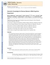 Along with longtime favorites daniel and david, d names for boys in the us top the energetic diego is rising rapidly along with a lot of other authentically spanish baby names that work perfectly well with surnames of any origin. Pdf Semantic Knowledge For Famous Names In Mild Cognitive Impairment
