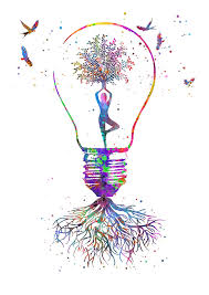 If you have difficulty with balancing in yoga tree pose, you can try shifting your weight forwards so that your toes press down into the floor. Yoga Tree Painting By Art Galaxy