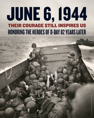 Today, we honor the thousands of American heroes who stormed the beaches of  Normandy in defense of freedom. Under the same Stars and Stripes that flies  across our nation today, they faced