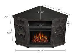Forest gate 44 rustic wood corner fireplace tv stand. Real Flame Lynette Grey Corner Electric Fireplace 1750e Gry Real Flame