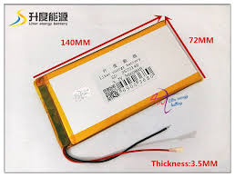 3 7v 5000mah 3572140 Polymer Lithium Ion Li Ion Battery For Tablet Pc Cell Phone Power Bank Pipo With Images Phone Power Bank Tablet Accessories
