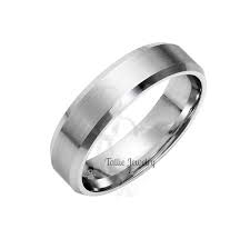 Mens White Gold Wedding Bands Satin Finish Beveled Edge Mens Wedding Rings 6mm 1 In 2021 Mens Wedding Bands Mens Wedding Bands White Gold Mens Wedding Bands Platinum