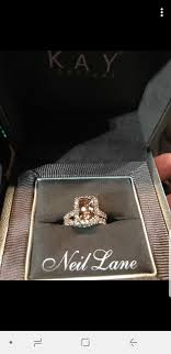 One look, and it's easy to see why his rings are worn by hollywood's biggest stars. Neil Lane Morganite Radiant Shaped Engagement Ring 1 Ctw Diamonds 14k Gold I Do Now I Don T
