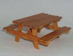 Picnic Table Artesanias De Palos Muebles De Palillos Palitos De Helado
