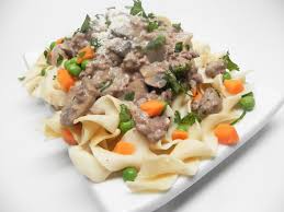 This time i replaced the water with beef broth and used 8 oz of sour cream when it called for 4 oz (i made 4 servings). Simple Beef Stroganoff Recipe Allrecipes