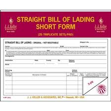 Bill Of Lading Forms For Hazmat Non Hazardous Materials J J Keller