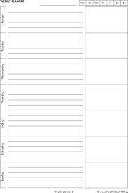 Download a printable weekly planner template for excel. Weekly Planners Pdf Printable Free Printable Pdf