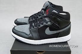 Black And Gray Air Jordan 1 Mid Pin On Air Jordan 1