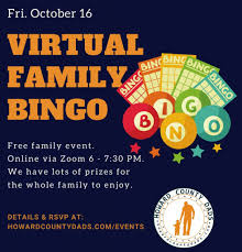 Its appeal is universal, and while bingo is often stereotyped as a game for older females, these days it is. Family Event Virtual Bingo This Friday Howard County Dads