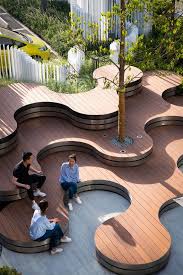 Gallery Of Hyperlane Linear Sky Park Aspect Studios 4 In 2020 Urban Landscape Design Landscape Architecture Design Public Space Design