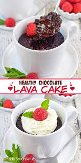 Healthy Chocolate Lava Cake This Easy One Minute Chocolate Mug Cake Is Easy Delicious And Healthy Make This Low C Lava Cakes Mug Recipes Healthy Chocolate