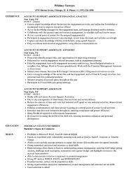 Indiana, and pinehurst north carolina, the opportunity to provide financial support to those agencies serving our communities is endless… senior financial analyst(job number: Account Support Associate Resume Samples Velvet Jobs
