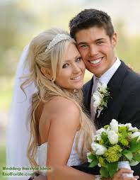 If you're going for total minimalism, skip the sparkly barrettes and. Wedding Hairstyles With A Veil Knot For Life