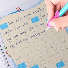 Take your time when writing in english. English Alphabet Word Letters Italian Italics Writing Auto Dry Repeat Practice Copybook Children Kid 3d Groove Exercise Book Education Teaching Aliexpress