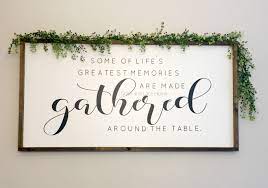 Gather Sign Dinning Room Sign Oversized Sign Large Dining Etsy Dinning Room Wall Decor Dining Room Wall Decor Large Dining Room